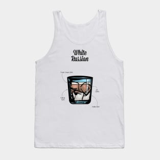 White Russian Cocktail Recipe Tank Top